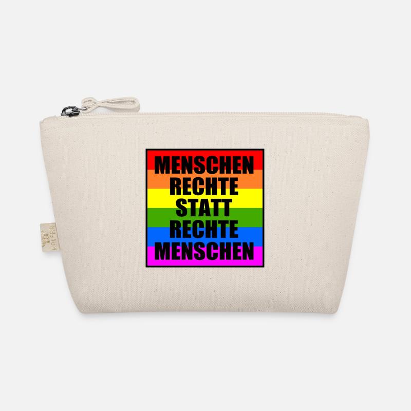menschenrechte statt rechte menschen Bio-Täschchen