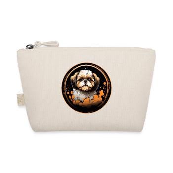 Shih Tzu Portrait on the Color Wheel - Organic Pouch - nature - Front