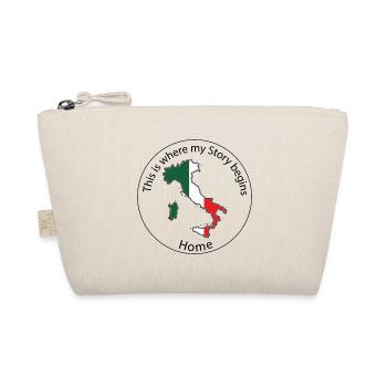 This is where my story begins - Italien - Bio-Täschchen - Natur - Vorne