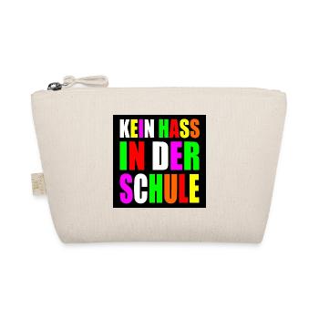 Kein hass in der schule - Bio-Täschchen - Natur - Vorne