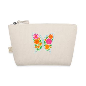 Mariposa/Butterfly Floral - Organic Pouch - nature - Front