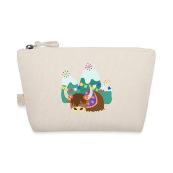 Sleeping Tibetan Yak - Organic Pouch - nature - Front