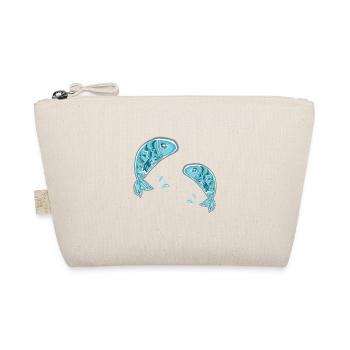 fish fish animals water zodiac sign symbol - Organic Pouch - nature - Front