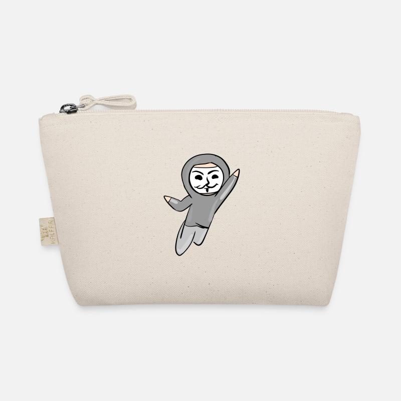 anonym anonymous hacker maske hacken programmierer Bio-Täschchen