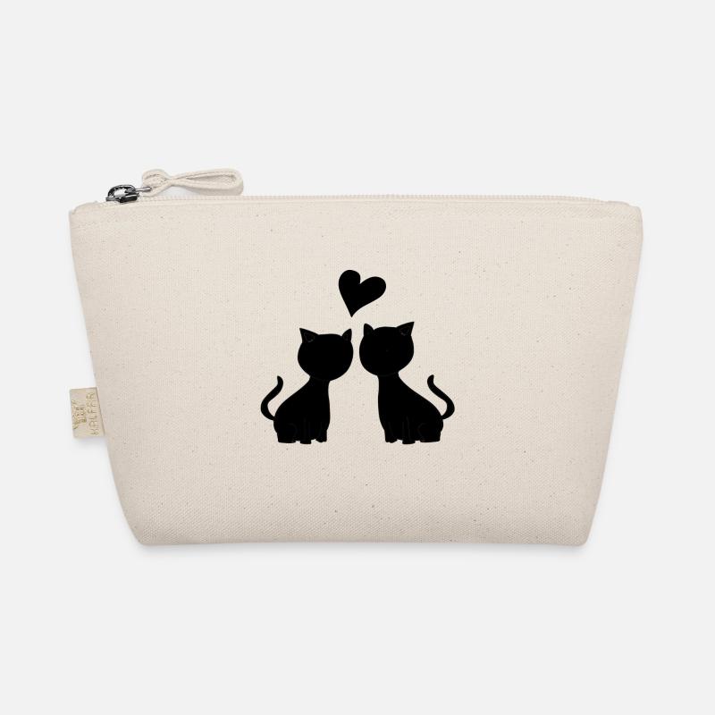 chat animaux coeur symbole chat Trousse biologique