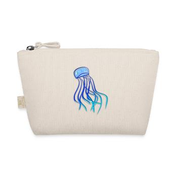 méduse animal animal biologie animale marine symbole bleu - Trousse biologique - nature - Devant