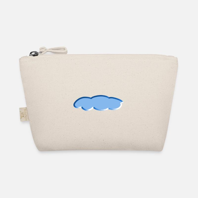 blue cloud symbol sky Organic Pouch
