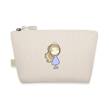 dance symbol girl woman ballerina - Organic Pouch - nature - Front
