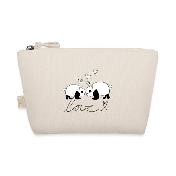 Liebe Tiere Pandas Panda Symbol - Bio-Täschchen - Natur - Vorne
