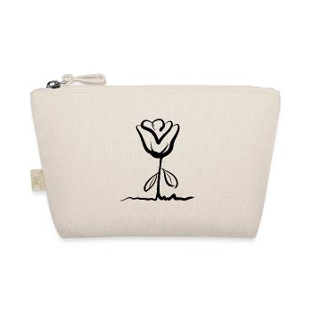 Flower rose plant symbol leaves - Organic Pouch - nature - Front