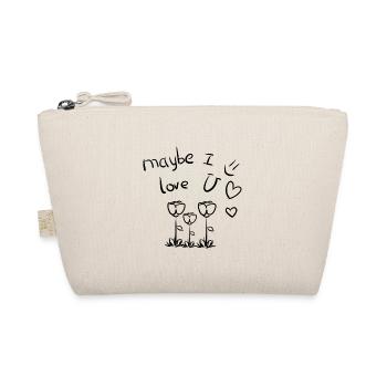 maybe I love you flowers - Organic Pouch - nature - Front