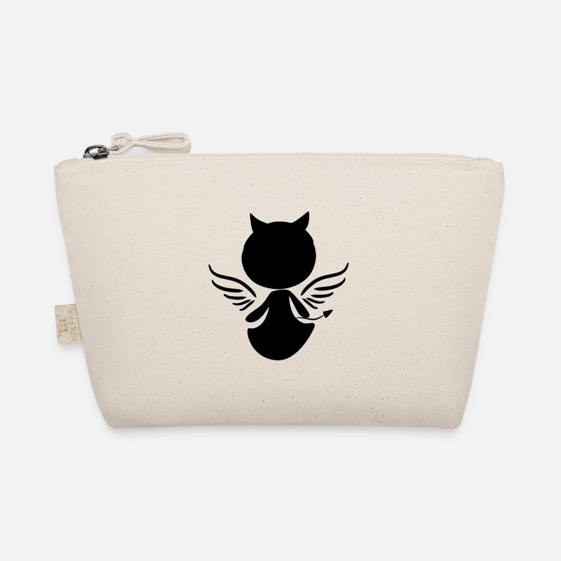 Devil Symbol Man Wings Organic Pouch