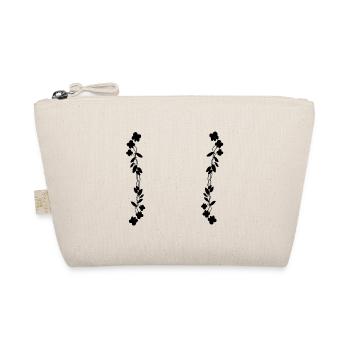 plant line stroke pattern - Organic Pouch - nature - Front