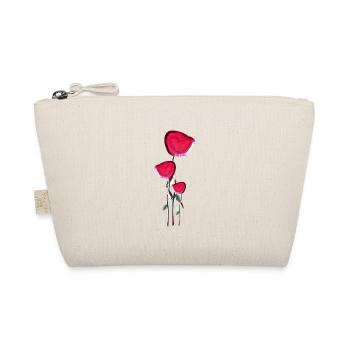 rose shiny symbol flower plant - Organic Pouch - nature - Front