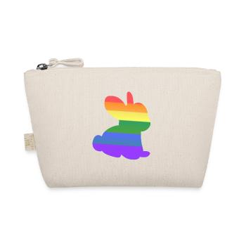 Rabbit Symbol Animal LGBT Colors - Organic Pouch - nature - Front