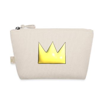 Golden Crown Cartoon Symbol Form - Organic Pouch - nature - Front