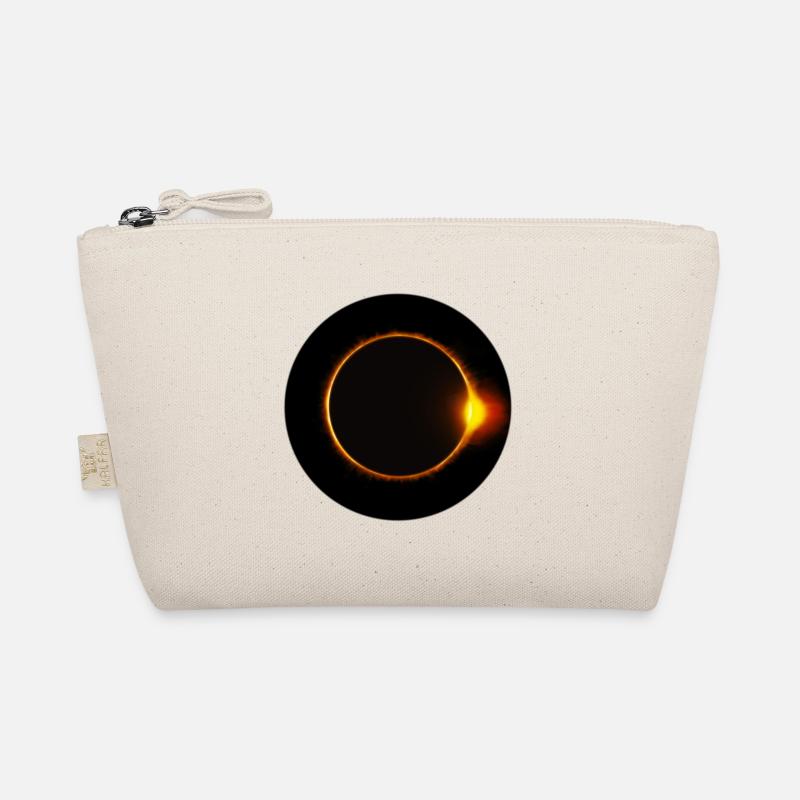 Solar eclipse Organic Pouch