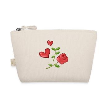 Symbole de la plante à fleurs rouges à deux cœurs - Trousse biologique - nature - Devant