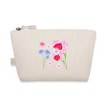 Colorful Flowers Pattern Plant Symbol - Organic Pouch - nature - Front