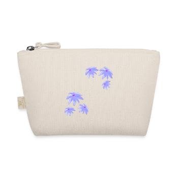 Motif plantes à fleurs violettes - Trousse biologique - nature - Devant