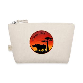 Rhino 1 Sunset - Organic Pouch - nature - Front