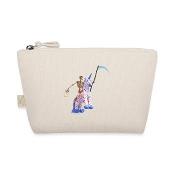 The Spooky Grim Reaper's Horse - Organic Pouch - nature - Front
