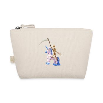 Ride as fast as the wind! - Organic Pouch - nature - Front