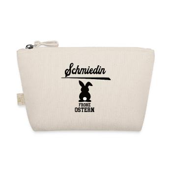 Schmiedin Frohe Ostern Oster Outfit Schmied Frauen - Bio-Täschchen - Natur - Vorne