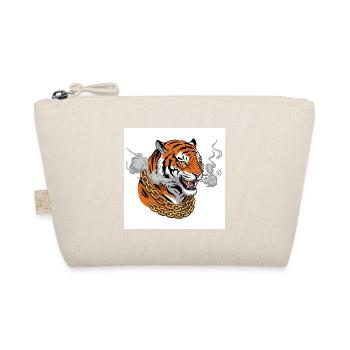 Tigre fumant avec chaîne en or - Comic Vibes - Trousse biologique - nature - Devant