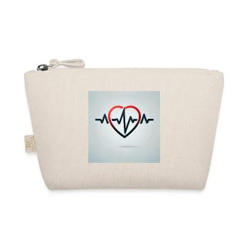 The rhythm of life – heartbeat - Organic Pouch - nature - Front