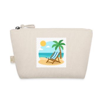 Pure détente : votre transat vous attend sur la plage - Trousse biologique - nature - Devant