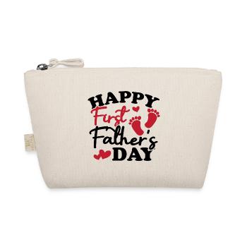 Happy First Father's Day - Organic Pouch - nature - Front