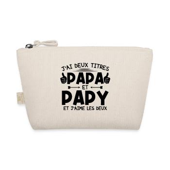 Papa et papy - Trousse biologique - nature - Devant