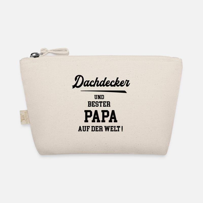 Bester Papa Dachdecker Dachdeckerei Vater Mann Bio-Täschchen