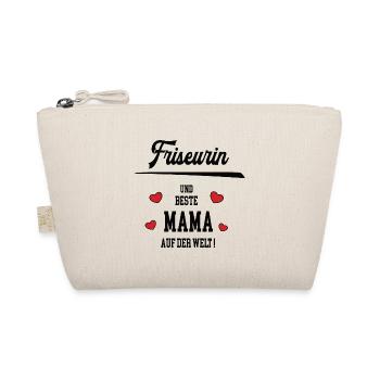 Beste Mama Friseurin Muttertag Geburtstag Mutter - Bio-Täschchen - Natur - Vorne