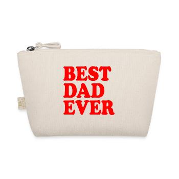 Best dad ever - Organic Pouch - nature - Front