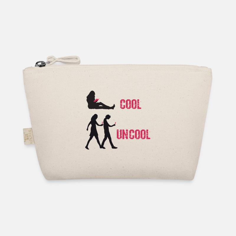 Book cool, Smartphone uncool Organic Pouch