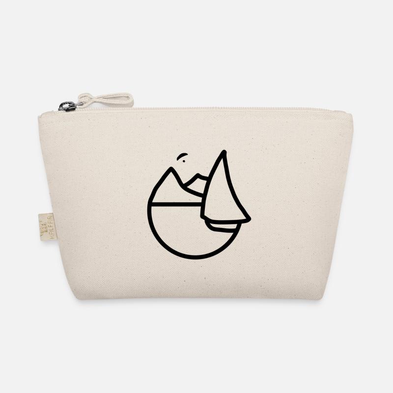 sailing and flying - Bio-Täschchen - Natur