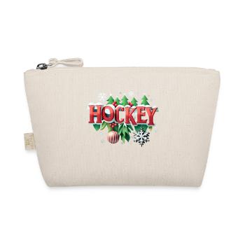 Hockey Noël idée cadeau original - Trousse biologique - nature - Devant