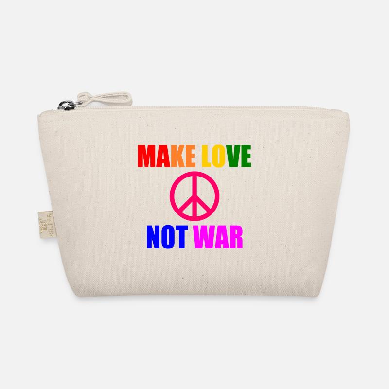 Make love not war Bio-Täschchen