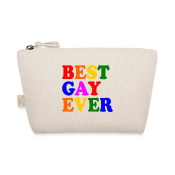 Best gay ever - Organic Pouch - nature - Front