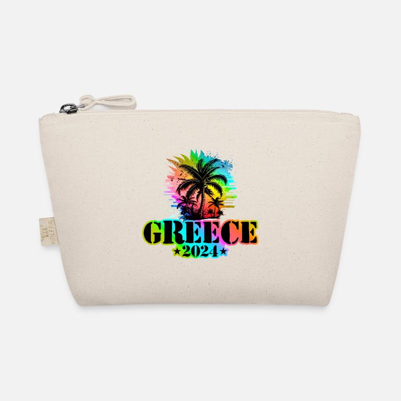 Grèce 2024 Vacances Coloré Trousse biologique