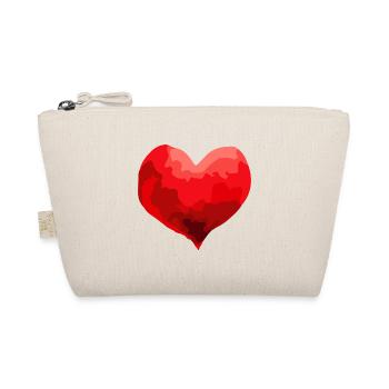 Coeur Amour Amoureux Mariage - Trousse biologique - nature - Devant