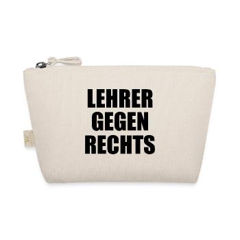 Lehrer gegen rechts - Bio-Täschchen - Natur - Vorne