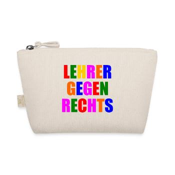 Lehrer gegen rechts - Bio-Täschchen - Natur - Vorne