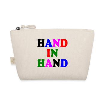 Hand in hand - Bio-Täschchen - Natur - Vorne