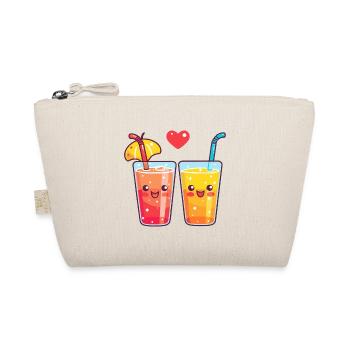 Boisson gazeuseCouple Love Drink Coeur Saint-Valentin - Trousse biologique - nature - Devant
