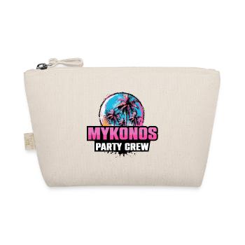 Mykonos Party Crew Urlaub Spruch - Bio-Täschchen - Natur - Vorne