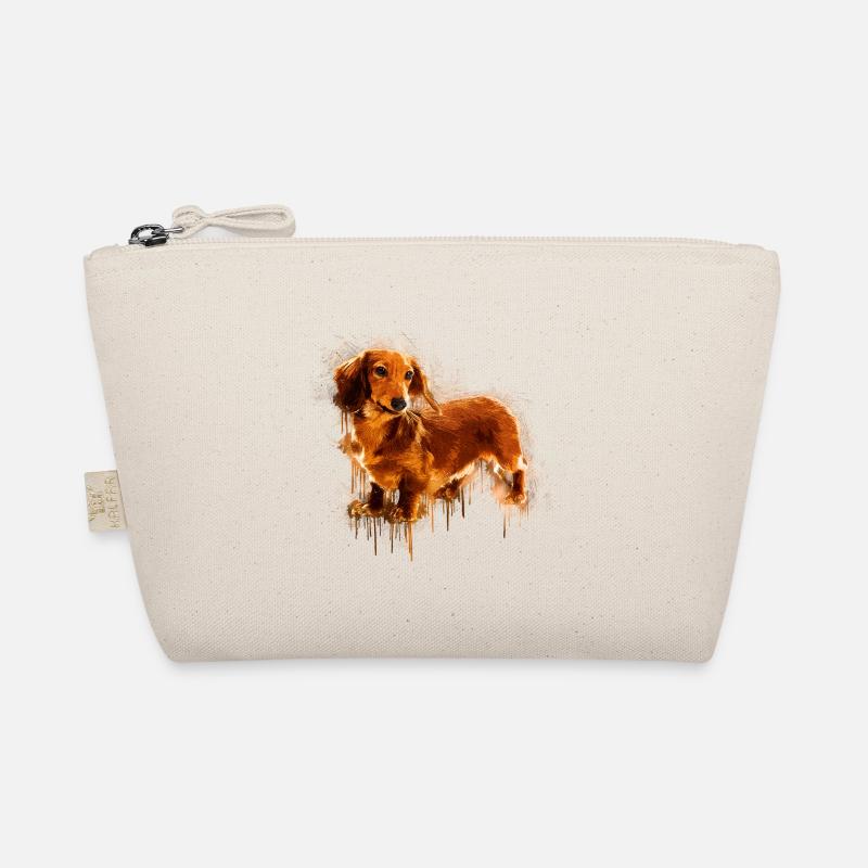 Dachshund Drawing Organic Pouch
