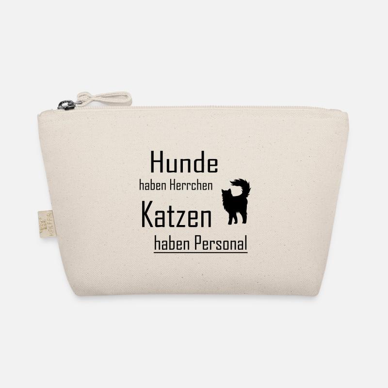 Hunde Katzen Herrchen Personal - Bio-Täschchen - Natur